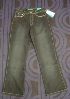 Zucchini Damen Stretchjeans mit Glitzersteinchen