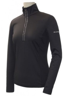 Allsport Pullover Katja schwarz mit Glitzersteinchen