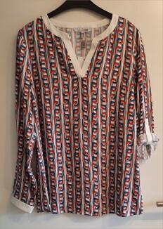 my way FER Bluse Chain Schlupfbluse