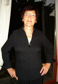 Larissa Stretchbluse- schwarz