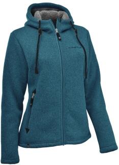 Maul Chieming Strickfleecejacke petrolblau