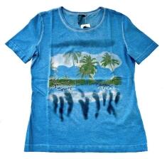 Canyon Women Sports T-Shirt Island Seablue