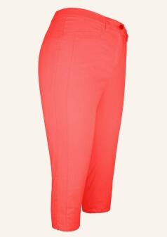 Adelina Hose 3/4 Länge Capri koralle