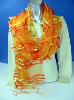 Schlaufenschal- orange