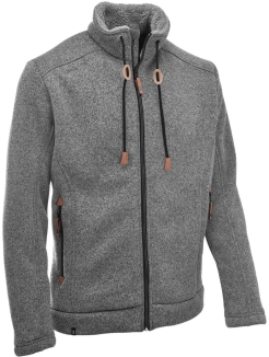 Maul Lichtenau Strickfleecejacke grau