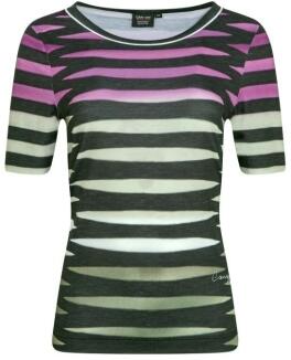 Canyon T-Shirt 1/2 Arm beerenpink-schwarz-weiss-eukalyptusgrün