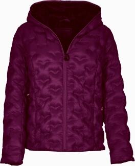 Nickel Outerwear Damen Steppjacke magentapurple