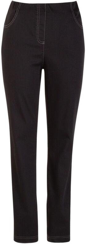 Adelina Schlupfhose Jeans magic Komfort Denim - Farbe: schwarz