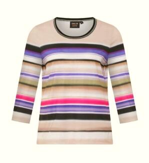 Canyon T-Shirt 3/4 Arm sand-weiss-violett-grün-pink-schwarz