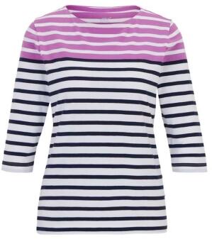Joy T-Shirt 3/4 Arm Celia purple haze stripes