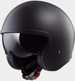 LS2 Jethelm OF599 Spitfire matt schwarz