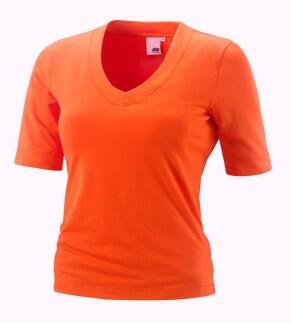 Joy Sportswear T-Shirt Willa V-Ausschnitt orange