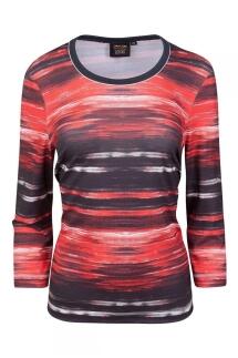 Canyon T-Shirt 3/4 Arm red-charcoal
