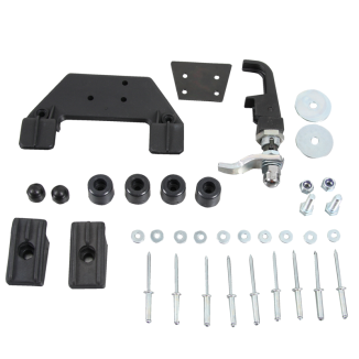 Hepco Becker Schnellverschluss-Kit (Selbstmontage) f. Ledertasche