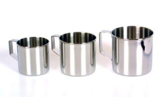 Zebra Edelstahlbecher 0,5 ltr.