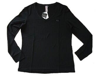 Canyon T-Shirt schwarz V-Ausschnitt leicht