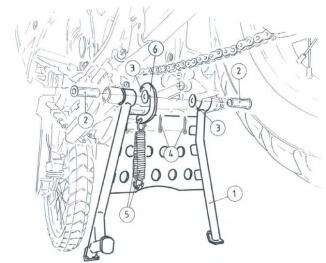 Hepco Becker Hauptständer Honda XRV 750 Africa Twin ab BJ 93