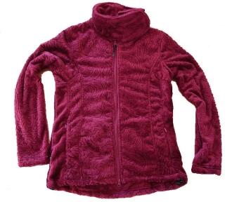 Maul Kuschelfleecejacke in Farbe beere