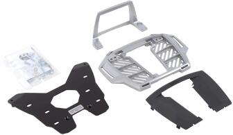 Alurack silber f&uuml;r Kombination mit Original-Gep&auml;ckbr&uuml;cke f&uuml;r BMW R 1250 GS