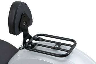 Solorack mit Rückenlehne schwarz für Indian Scout Classic (2025-)