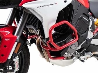 Motorschutzbügel rot für Ducati Multistrada V4 / S / Pikes Peak / Rally / RS (2025-)
