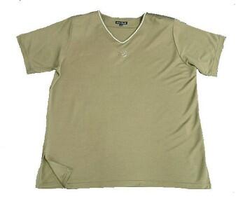 Damen T-Shirt Anna Menotti-khakigrün Gr. 48-50