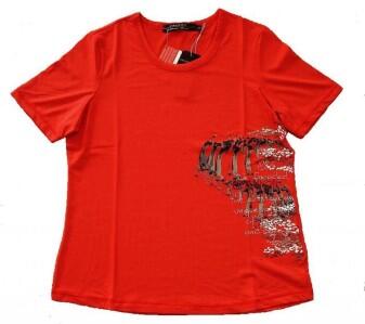 Canyon Women Sports T-Shirt rot mit Druck
