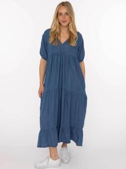 Zwillingsherz Kleid Jeanslook