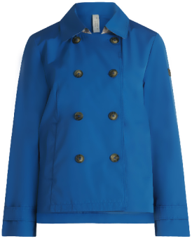 Betty Barclay Jacke Trenchcoatstil mittelblau