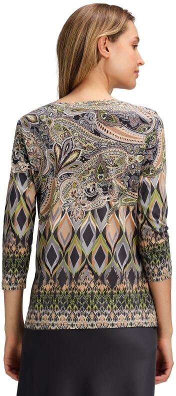 Betty Barclay Druckshirt grau-beige