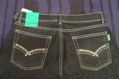 Zucchini Damen Stretchjeans mit Glitzersteinchen