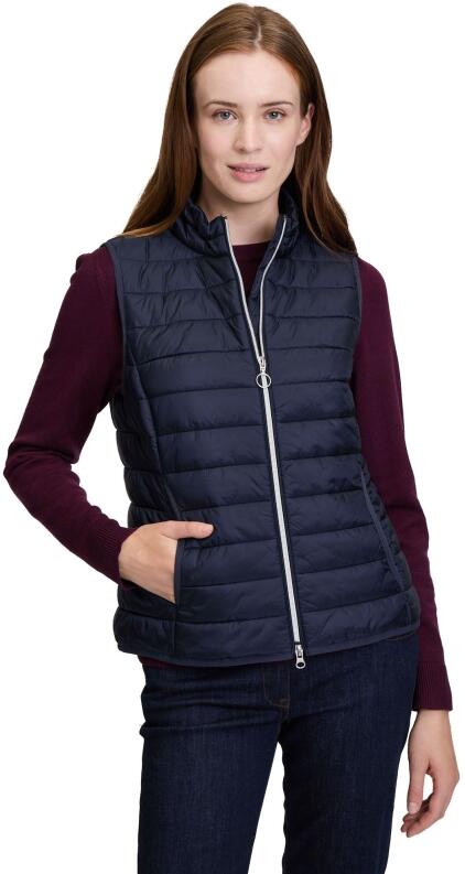 Betty Barclay Damen leichte Steppweste dunkelblau