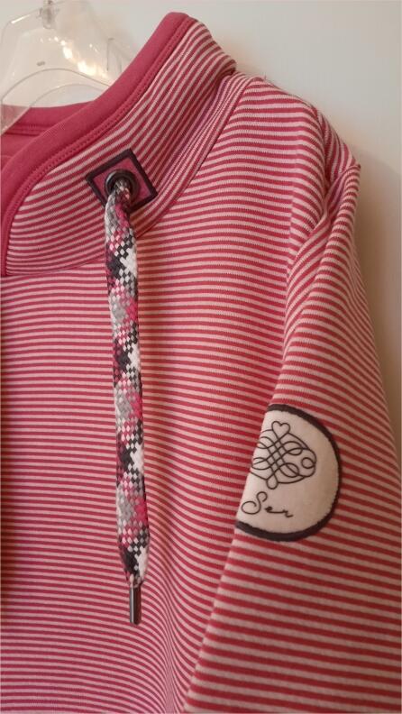 Serena Malin Sweatshirt mit Stehkragen berry