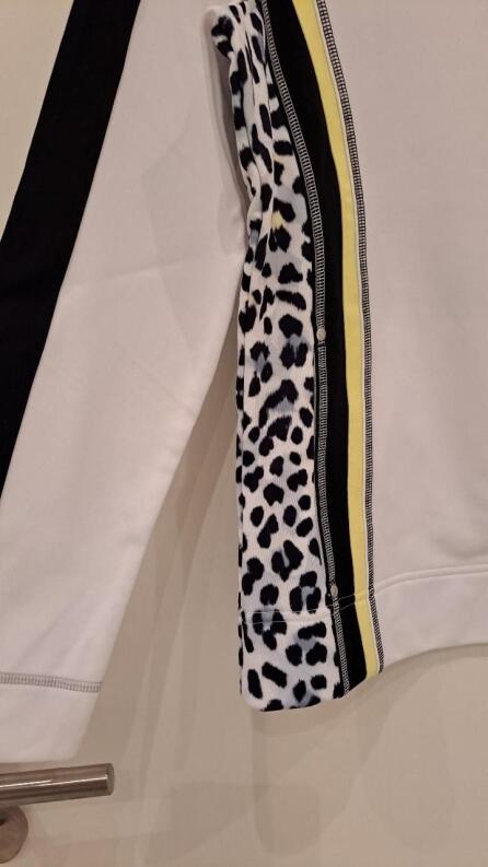 Canyon Sweatjacke Palma weiss-schwarz-lemon