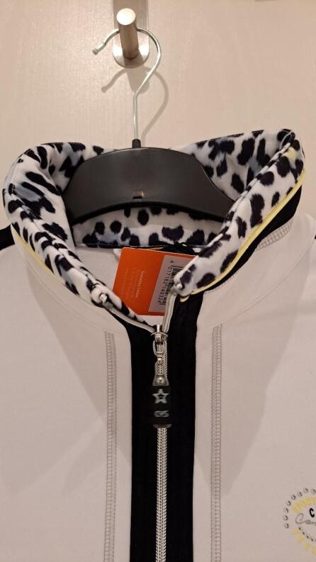 Canyon Sweatjacke Palma weiss-schwarz-lemon