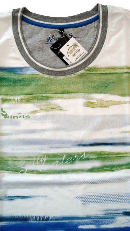 Canyon Women Sports T-Shirt Druck Seablue