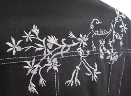 LeGo Blazerjacke schwarz mit Stickerei