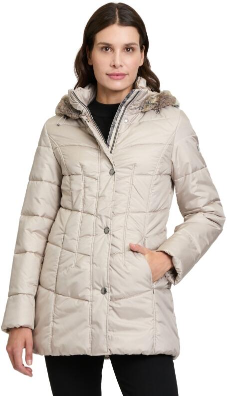 Betty Barclay Damen Steppjacke silver cloud