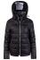 Canyon Jacke schwarz Ton-in-Ton Print wattiert