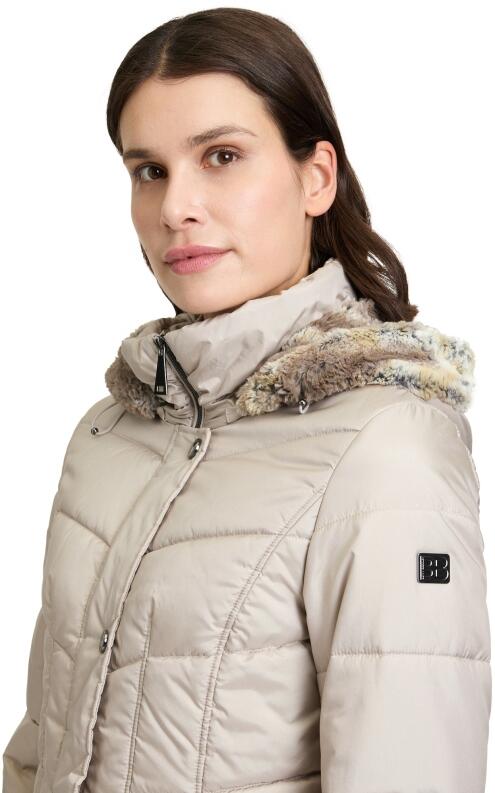 Betty Barclay Damen Steppjacke silver cloud