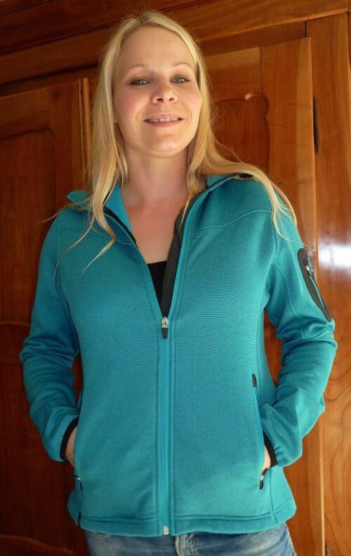 Maul Fleecejacke Hüster Strukturfleecejacke Stretch