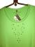 Canyon Women Sports T-Shirt mit Nieten apfelgrün
