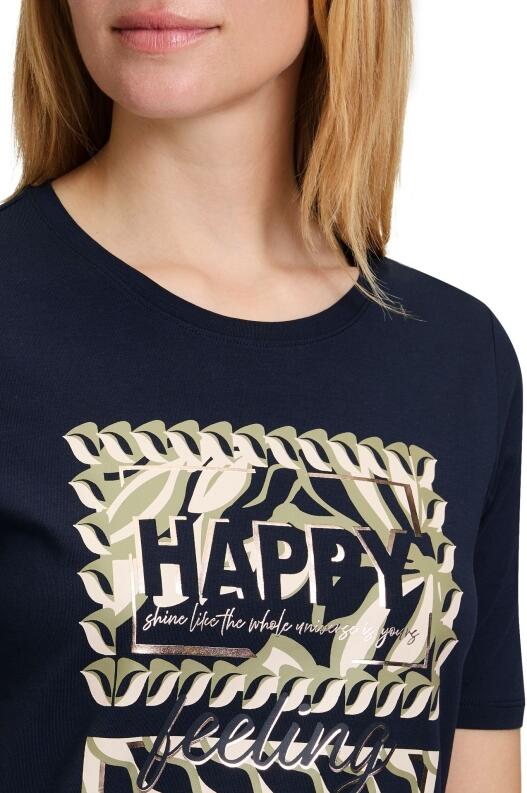 Betty Barclay T-Shirt Happy blau