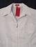Damen Bluse mit Zip-weiss