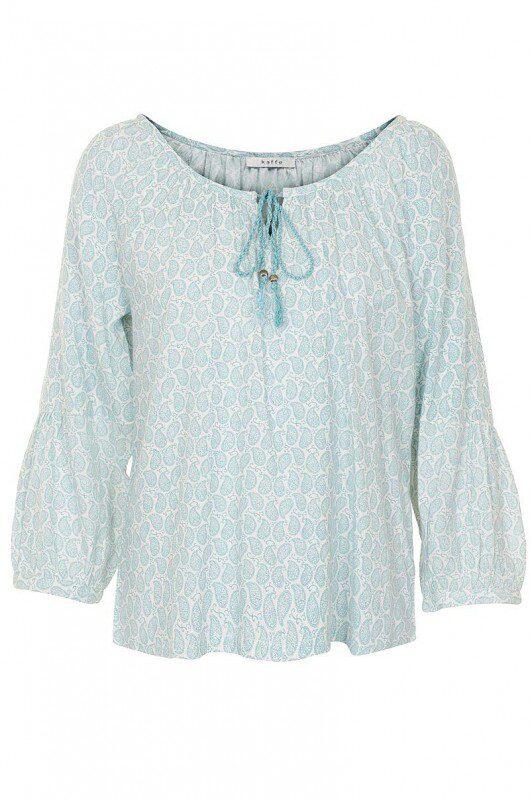 Kaffe Bluse Paige Farbe stillwaterblue