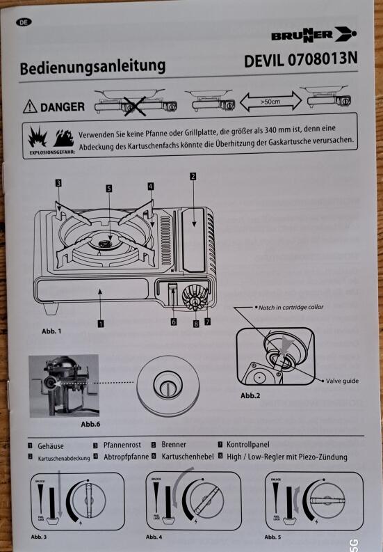 Brunner Gaskocher Devil
