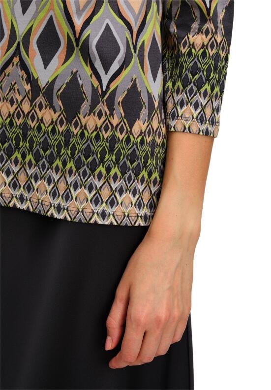 Betty Barclay Druckshirt grau-beige