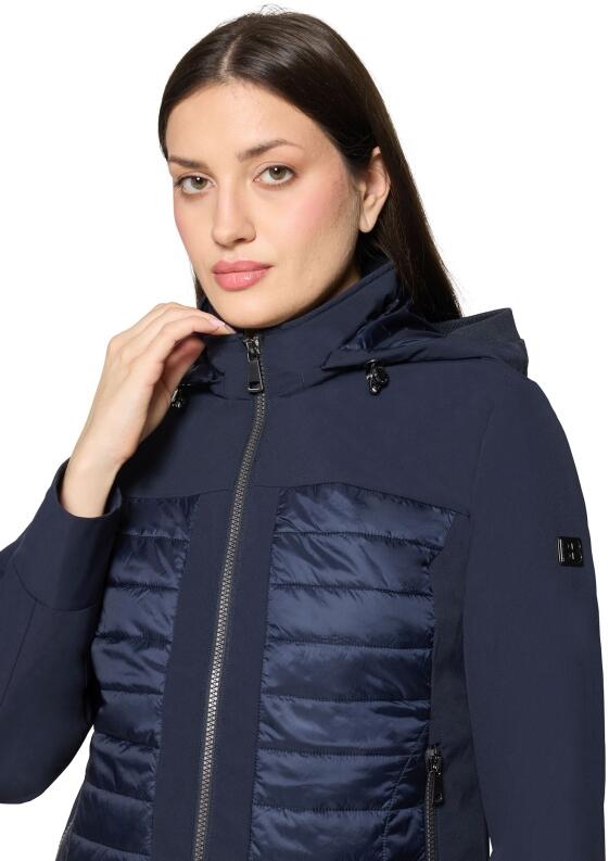 Betty Barclay Jacke mit Steppeinsatz dunkelblau