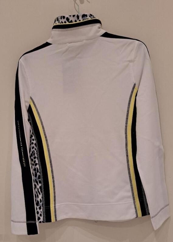 Canyon Sweatjacke Palma weiss-schwarz-lemon