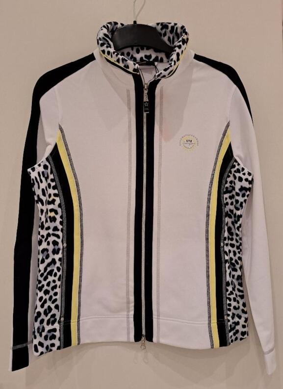 Canyon Sweatjacke Palma weiss-schwarz-lemon